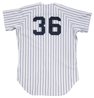 1983 Rick Reuschel Game Used New York Yankees Spring Training Home Jersey (MEARS A10)